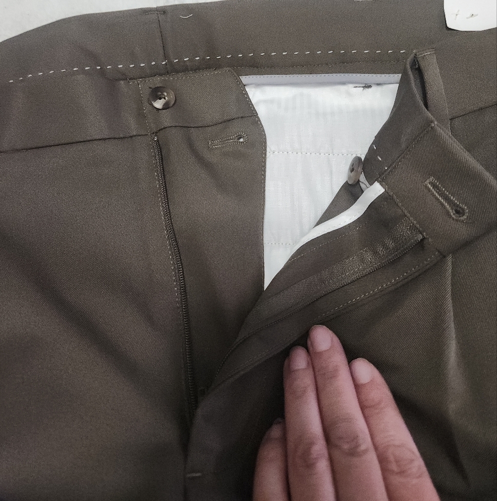 Van Heusen Classic Fit Brown Trousers